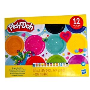 Play Doh Bright Delights 12 Pack NEW‎